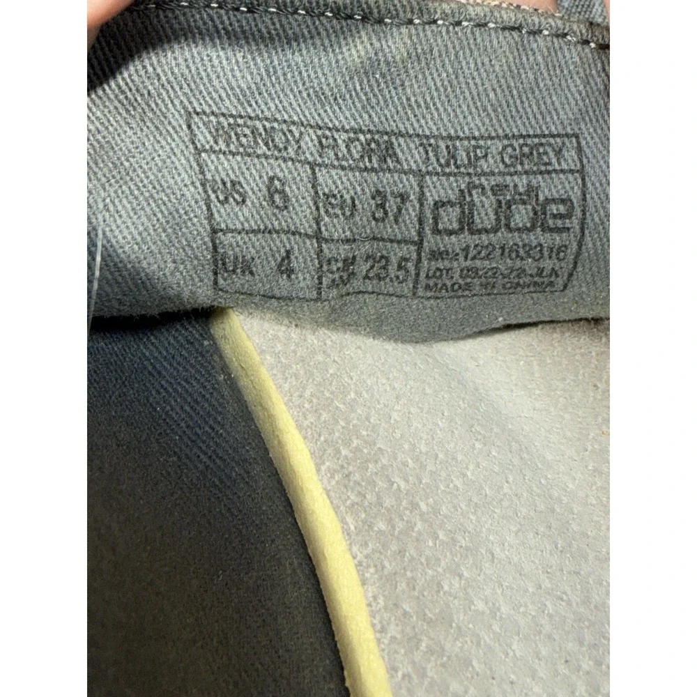 Hey‎ Dude Wendy Women Size 6 Grey Aztec Hippie Shoes Comfort Slip On Loafer